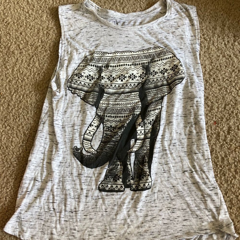 Womens Elephant Tank Top